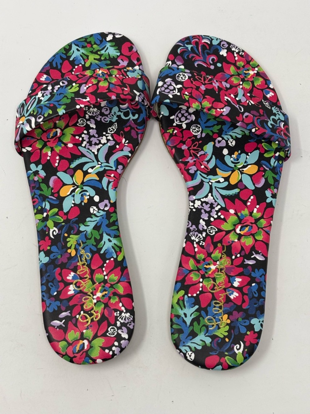 Lilly Pulitzer Emery Slide Sandals Size 8 NWOT Floral print - Picture 4 of 9